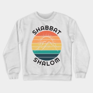 Shabbat Shalom Crewneck Sweatshirt